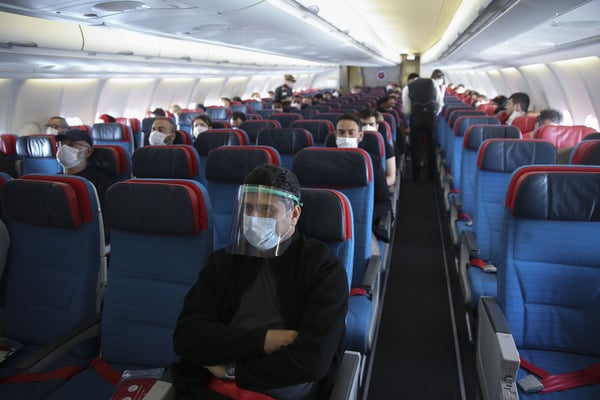 Flying home in a pandemic