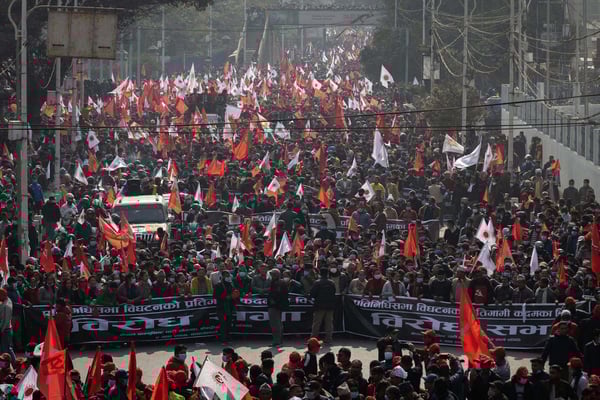 Dahal-Nepal hold anti-Oli rally