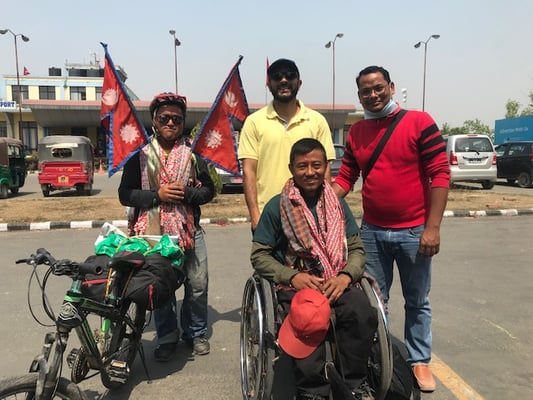 East to west Nepal in a wheelchair