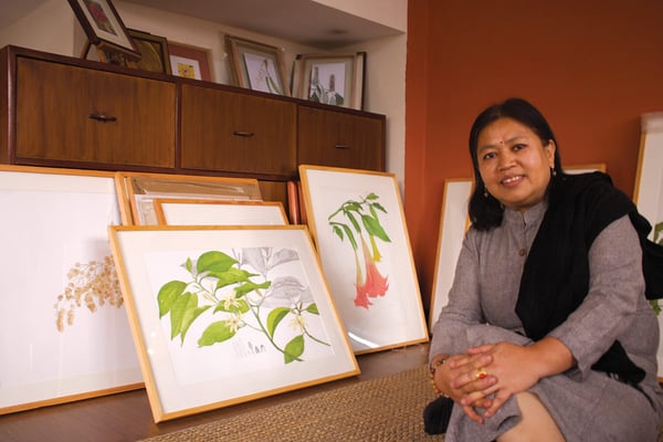 The anatomy of a flower