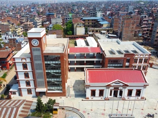 Patan school built back better