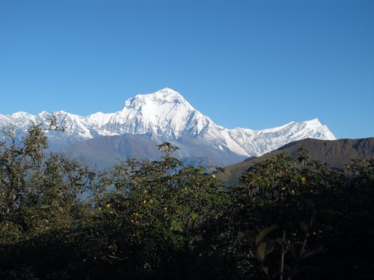 Annapurna Dhaulagiri double-take