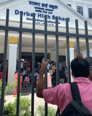 Nepali caregivers sit for Israel job exams