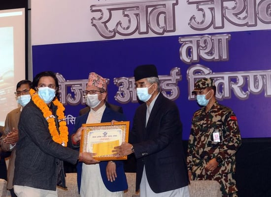 Himal journalist awarded