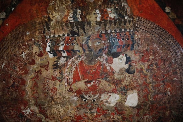 Painted walls and pieces of history