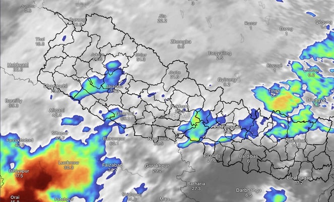 More rain and snow forecast for Nepal