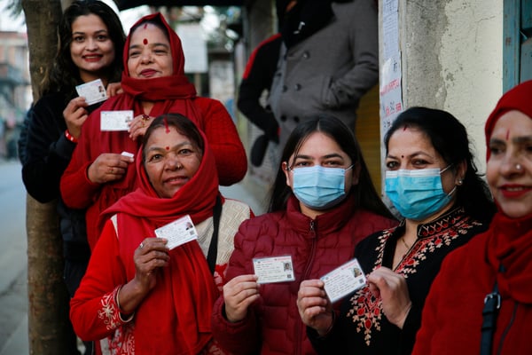 Lower than usual turnout in Nepal polls